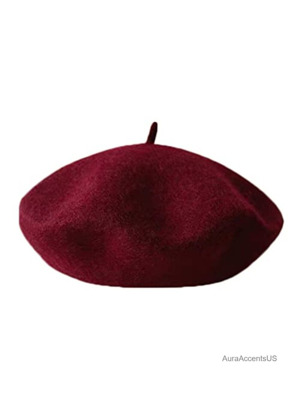 Women Wool Beret Hat French Style Foldable Beanie Winter